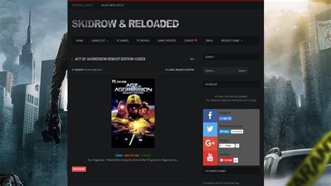 skidrow and reloaded site